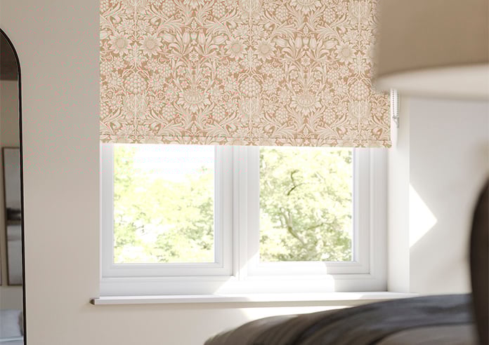 William Morris At Home Sunflower, Madder - Twist&Fit Roller Blind - Image 5